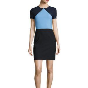 Diane Von Furstenberg Colorblock Sheath Dress